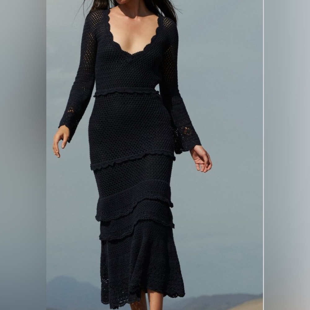 ESCVDO Filippa Crochetet Maxi Dress